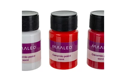 Sada farieb na sklo a keramiku 12 × 20 ml – vitrážové farby do rúry