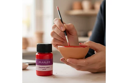 Sada farieb na sklo a keramiku 12 × 20 ml – vitrážové farby do rúry