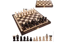 Drevené šachy z habru – elegantná klasika v kufríku