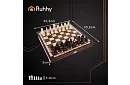 Drevené šachy z habru – elegantná klasika v kufríku