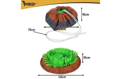 Čmuchacia podložka sniff mat 48 cm – interaktívna hračka na maškrtky