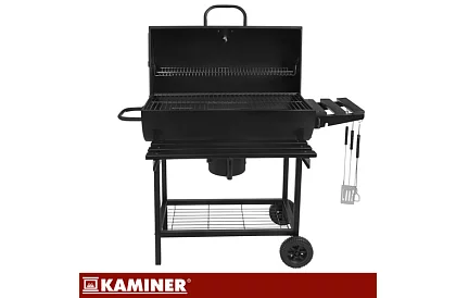 Záhradný gril na drevené uhlie 108x67x96cm + príslušenstvo