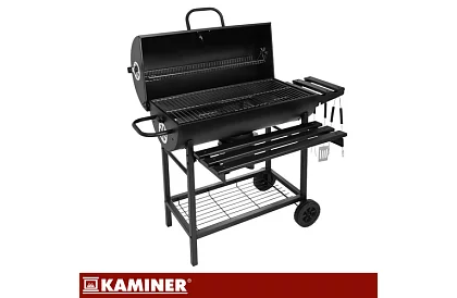 Záhradný gril na drevené uhlie 108x67x96cm + príslušenstvo