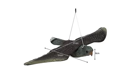 Závesný plašič – realistický sokol