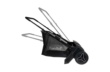 Ručný zberač lístia a trávy 100 l – nastaviteľný, otočný mechanizmus