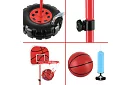 Detský nastaviteľný basketbalový kôš s doskou + loptou
