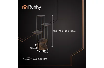 Stojan na kvety 107 cm – 5 úrovní