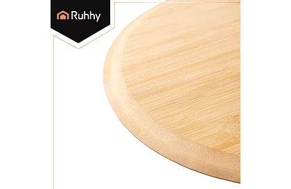 Pečiaci kordieritový kameň na pizzu s bambusovou lopatkou