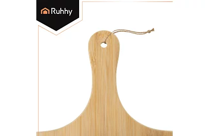 Pečiaci kordieritový kameň na pizzu s bambusovou lopatkou