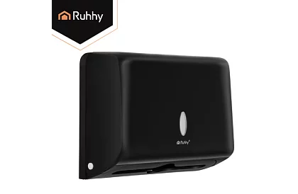 Zásobník papierových ZZ utierok – čierny