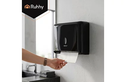 Zásobník papierových ZZ utierok – čierny