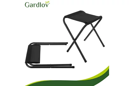 Skladací kempingový stôl 120 × 60 cm + 4 stoličky