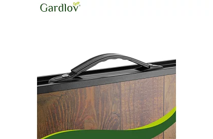 Skladací kempingový stôl 120 × 60 cm + 4 stoličky