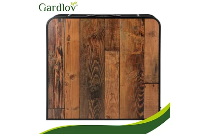 Skladací kempingový stôl 120 × 60 cm + 4 stoličky