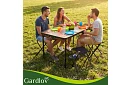 Skladací kempingový stôl 120 × 60 cm + 4 stoličky