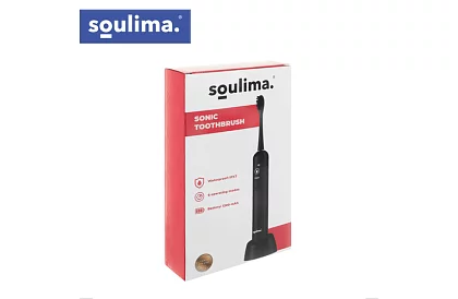 Sonický elektrický zubný kefka X800 - čierny – 90 000 ot./min + 6 hlavíc