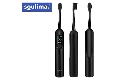 Sonický elektrický zubný kefka X800 - čierny – 90 000 ot./min + 6 hlavíc