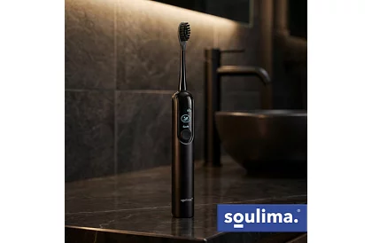 Sonický elektrický zubný kefka X800 - čierny – 90 000 ot./min + 6 hlavíc