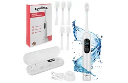 Sonický elektrický zubný kefka X800 – biely – 90 000 ot./min + 6 hlavíc