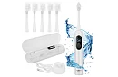 Sonický elektrický zubný kefka X800 – biely – 90 000 ot./min + 6 hlavíc