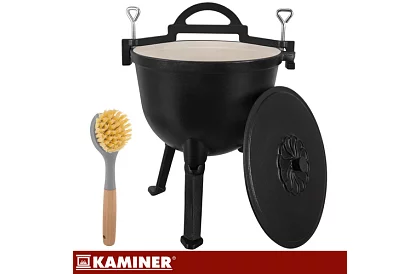 Liatinový smaltovaný hrniec 10 litrov