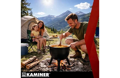 Liatinový smaltovaný hrniec 10 litrov