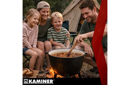 Liatinový smaltovaný hrniec 10 litrov