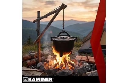 Liatinový smaltovaný hrniec 10 litrov