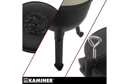 Liatinový smaltovaný hrniec 10 litrov