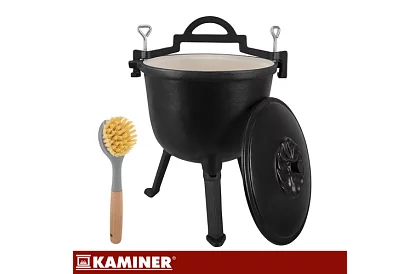 Liatinový smaltovaný hrniec 8 litrov