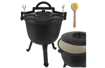 Liatinový smaltovaný hrniec 8 litrov