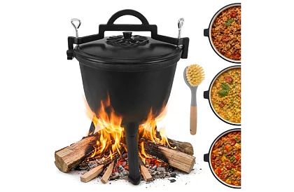 Liatinový smaltovaný hrniec 8 litrov