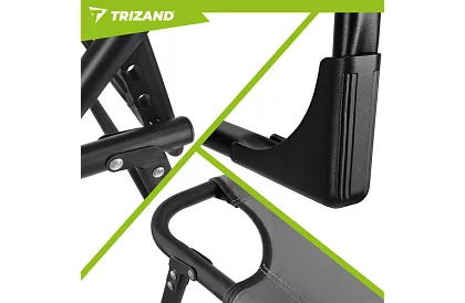 Skladacie záhradné ležadlo 192 × 68 × 28 cm – Šedé