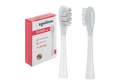 2 náhradné hlavice pre elektrický zubný kefku X800 – biele