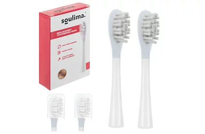 2 náhradné hlavice pre elektrický zubný kefku X800 – biele