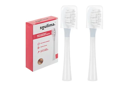 2 náhradné hlavice pre elektrický zubný kefku X800 – biele