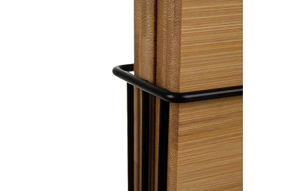 Sada 4 bambusových krájacích a servírovacích dosiek + stojan