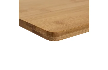 Sada 4 bambusových krájacích a servírovacích dosiek + stojan