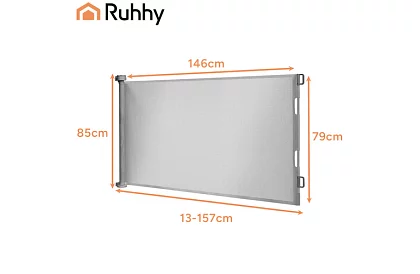 Bezpečnostná rolovacia zábrana – max. 157 cm