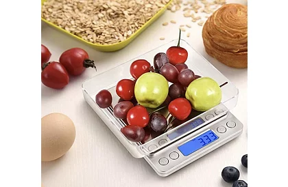 Presná LCD elektronická kuchynská váha 500 g / 0,01 g