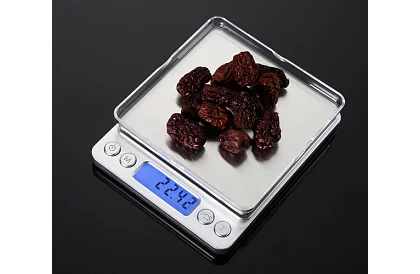 Presná LCD elektronická kuchynská váha 500 g / 0,01 g