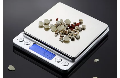 Presná LCD elektronická kuchynská váha 500 g / 0,01 g