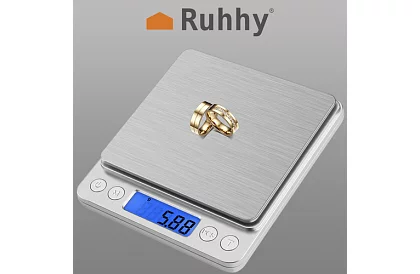 Presná LCD elektronická kuchynská váha 500 g / 0,01 g