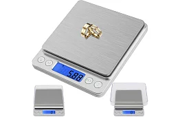 Presná LCD elektronická kuchynská váha 500 g / 0,01 g