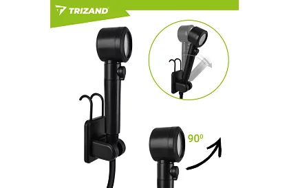 Kempingová sprcha s LCD a pumpou 8000 mAh – dobíjacia