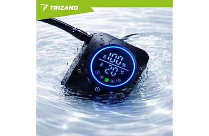 Kempingová sprcha s LCD a pumpou 8000 mAh – dobíjacia