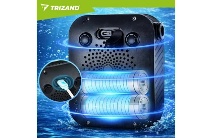 Kempingová sprcha s LCD a pumpou 8000 mAh – dobíjacia