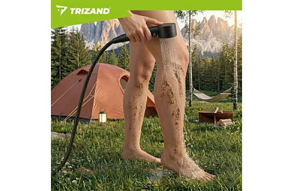 Kempingová sprcha s LCD a pumpou 8000 mAh – dobíjacia