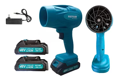 Ručný akumulátorový fúkač + 2 batérie – HAYAMI HA-1033