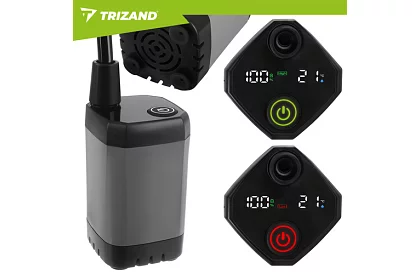 Kempingová sprcha s LCD a pumpou 6000 mAh – dobíjacia